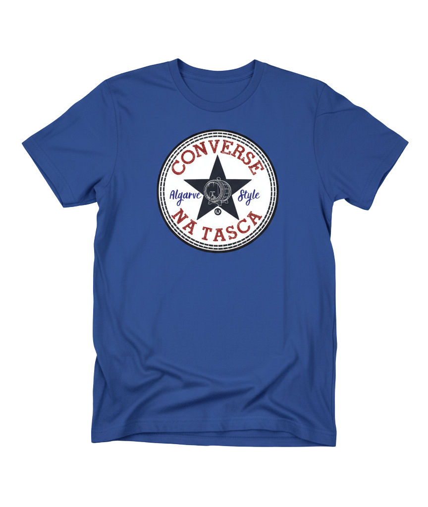 Tshirt-Converse na Tasca-Azul-tamanho L