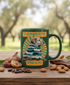 Caneca Tá o mar fêto num cão