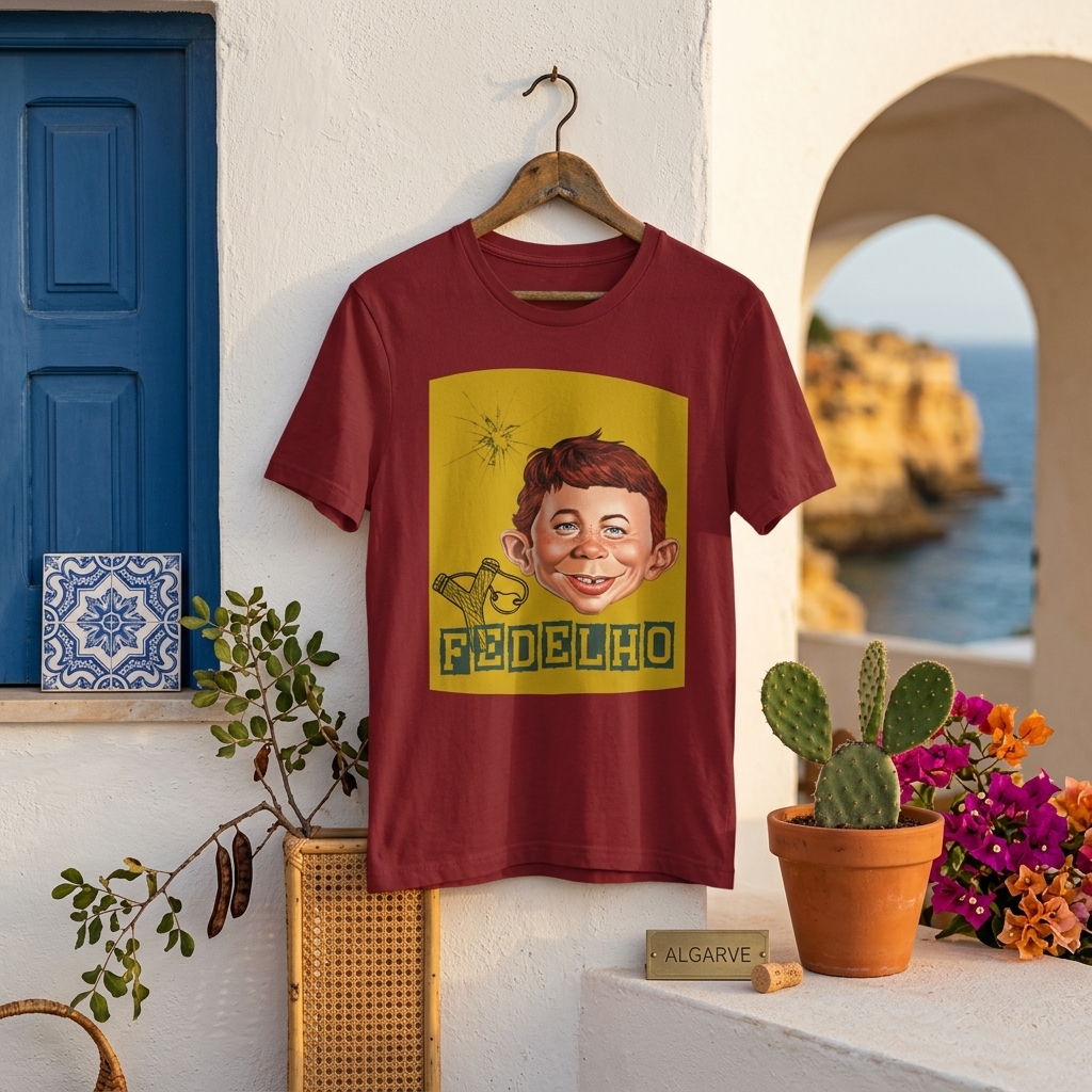 Tshirt FEDELHO-vermelha-tamanho L